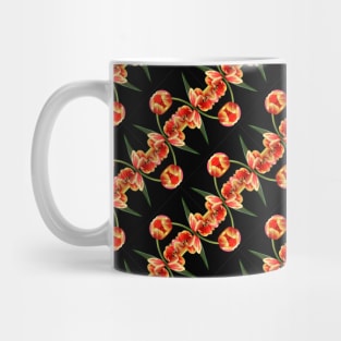Pattern of tulips Mug